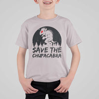 Chupacabra T Shirt For Kid Funny Cryptid Save The Goat Sucker Gift - Wonder Print Shop