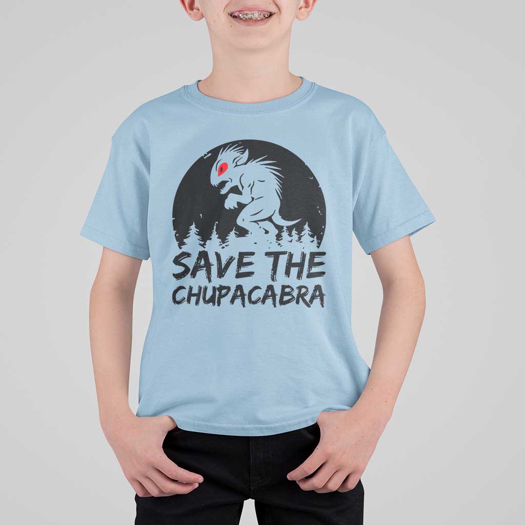 Chupacabra T Shirt For Kid Funny Cryptid Save The Goat Sucker Gift - Wonder Print Shop