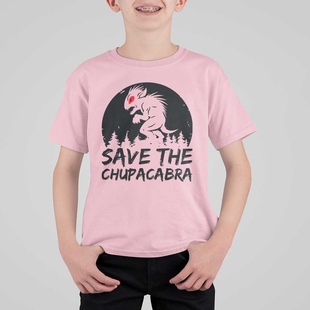 Chupacabra T Shirt For Kid Funny Cryptid Save The Goat Sucker Gift - Wonder Print Shop
