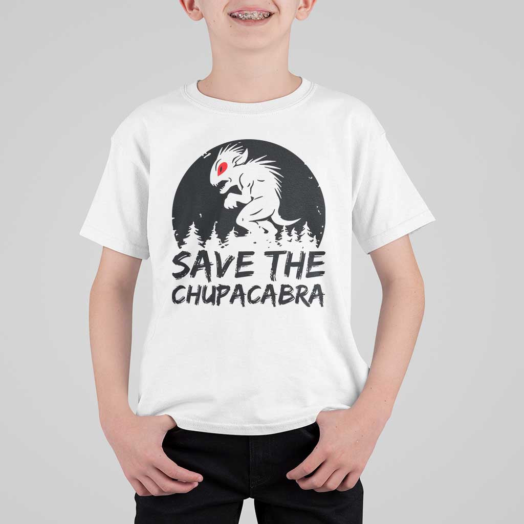 Chupacabra T Shirt For Kid Funny Cryptid Save The Goat Sucker Gift - Wonder Print Shop