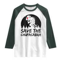 Chupacabra Raglan Shirt Funny Cryptid Save The Goat Sucker Gift - Wonder Print Shop