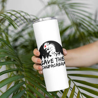 Chupacabra Skinny Tumbler Funny Cryptid Save The Goat Sucker Gift