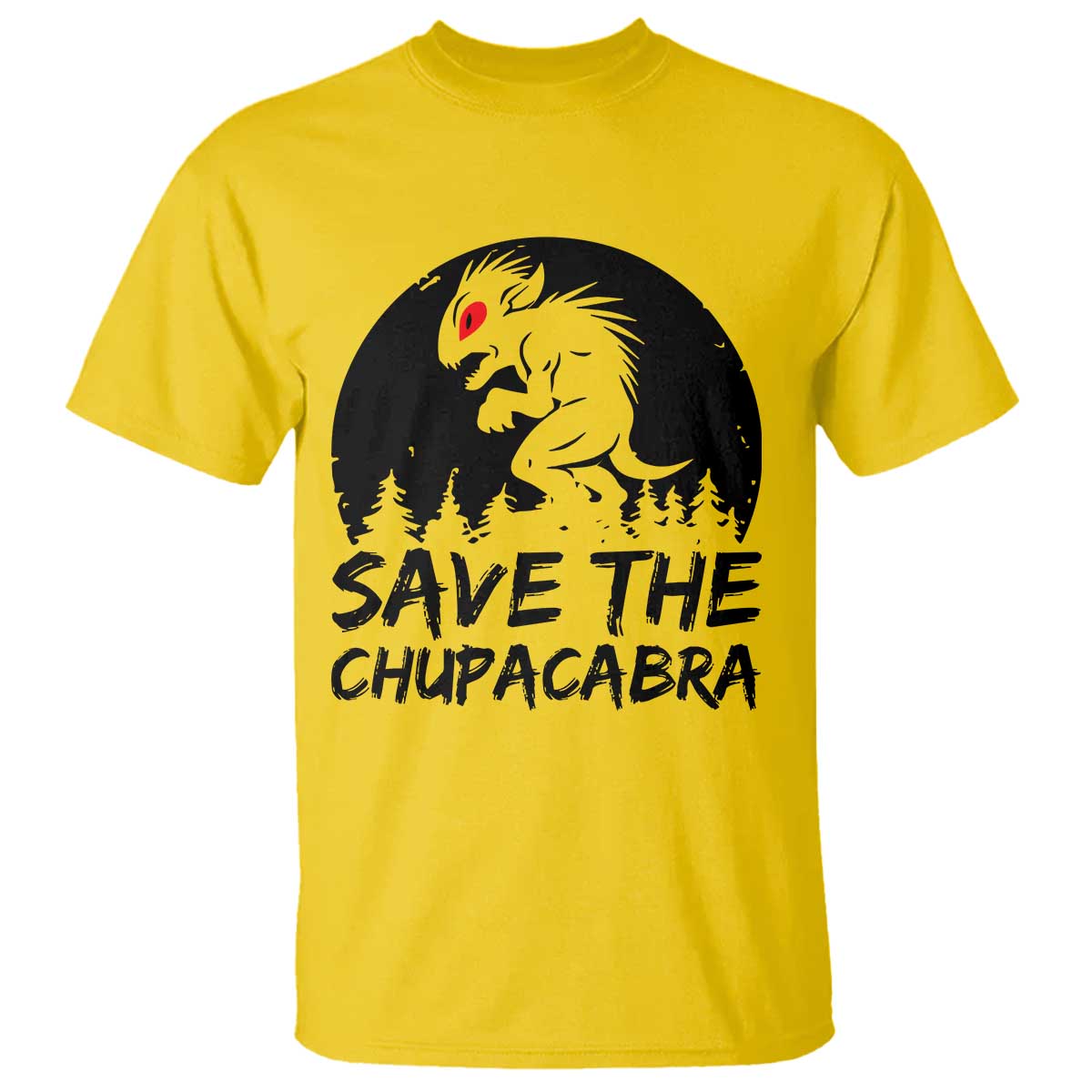 Chupacabra T Shirt Funny Cryptid Save The Goat Sucker Gift - Wonder Print Shop