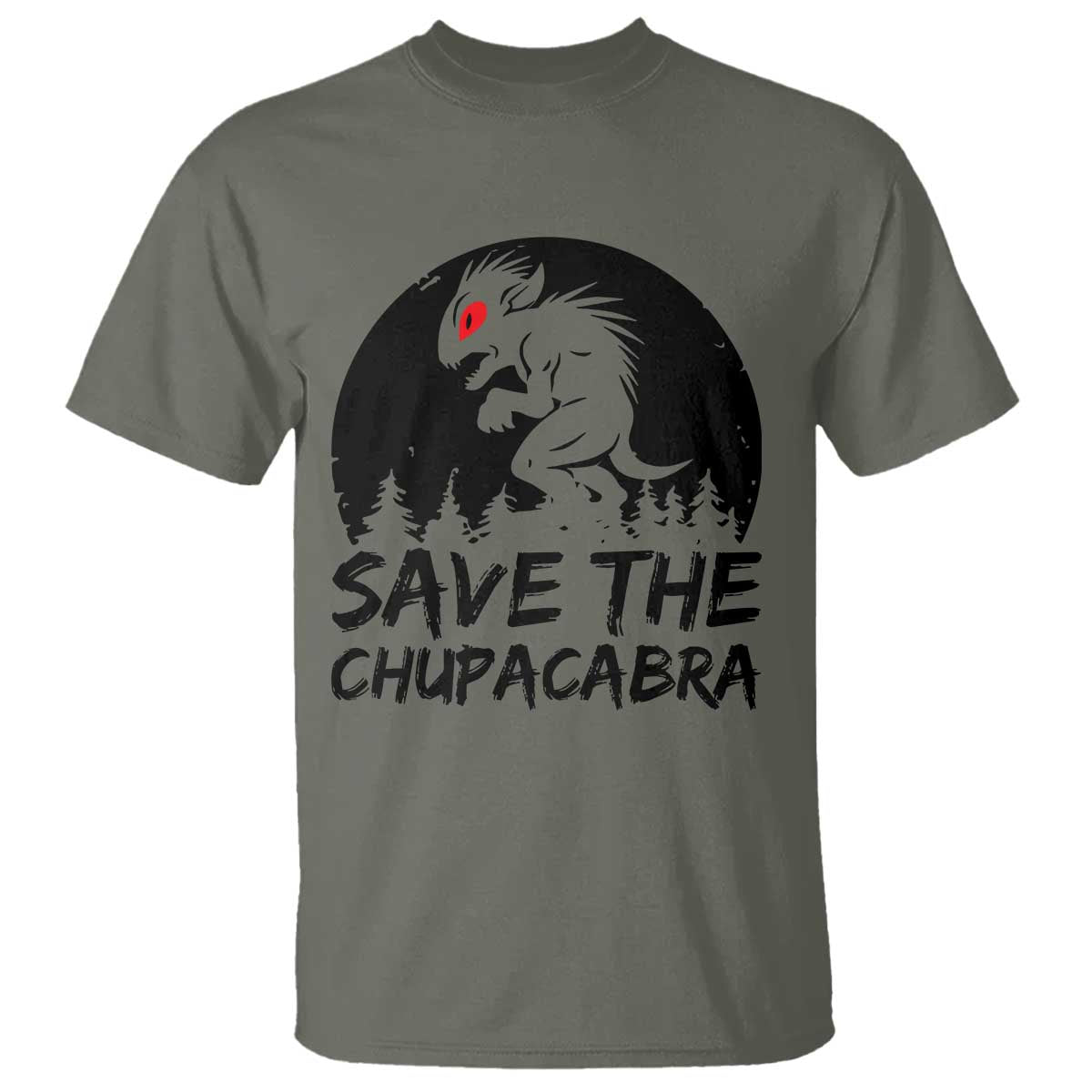 Chupacabra T Shirt Funny Cryptid Save The Goat Sucker Gift - Wonder Print Shop