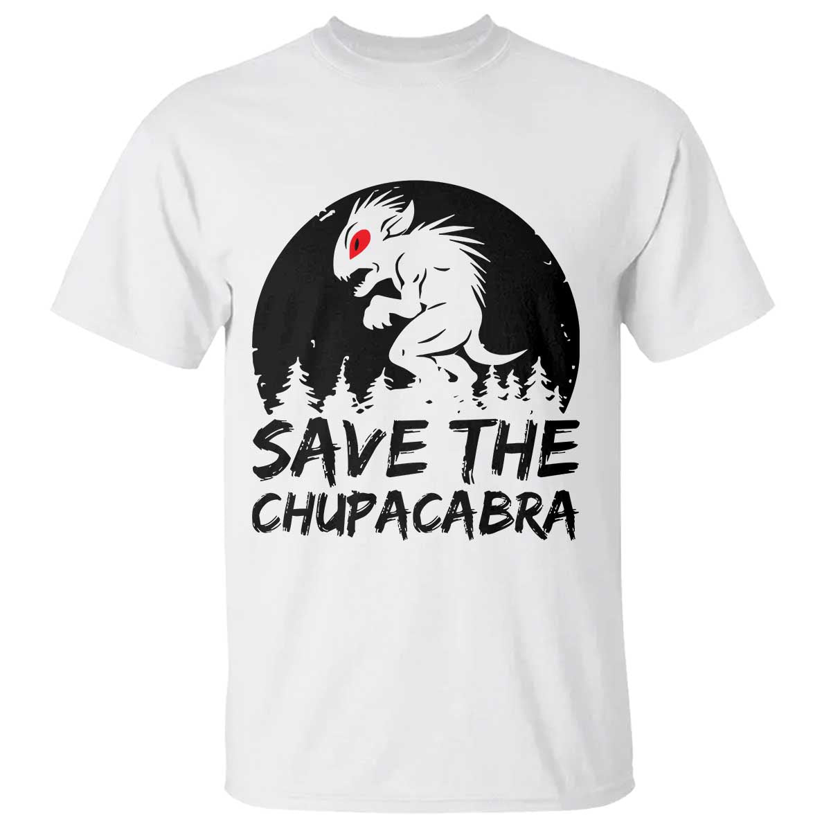 Chupacabra T Shirt Funny Cryptid Save The Goat Sucker Gift - Wonder Print Shop
