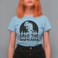 Chupacabra T Shirt For Women Funny Cryptid Save The Goat Sucker Gift - Wonder Print Shop