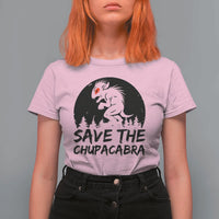 Chupacabra T Shirt For Women Funny Cryptid Save The Goat Sucker Gift - Wonder Print Shop