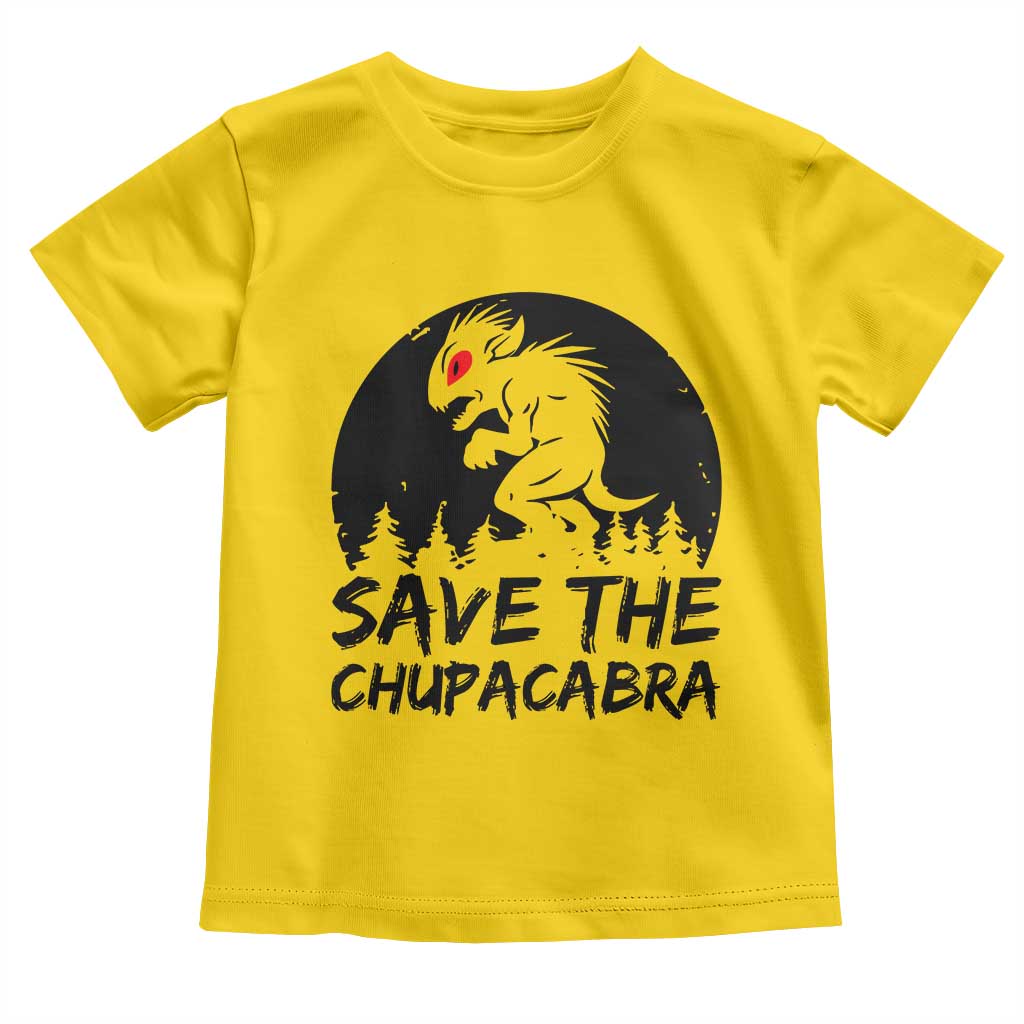 Chupacabra Toddler T Shirt Funny Cryptid Save The Goat Sucker Gift - Wonder Print Shop