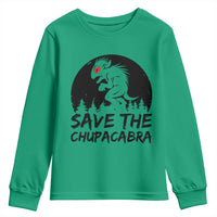 Chupacabra Youth Sweatshirt Funny Cryptid Save The Goat Sucker Gift - Wonder Print Shop