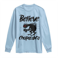 Urban Legends And Mystery Gift Long Sleeve Shirt Believe Chupacabra - Wonder Print Shop
