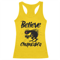 Urban Legends And Mystery Gift Racerback Tank Top Believe Chupacabra - Wonder Print Shop