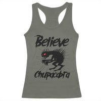 Urban Legends And Mystery Gift Racerback Tank Top Believe Chupacabra - Wonder Print Shop
