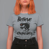 Urban Legends And Mystery Gift T Shirt For Women Believe Chupacabra - Wonder Print Shop