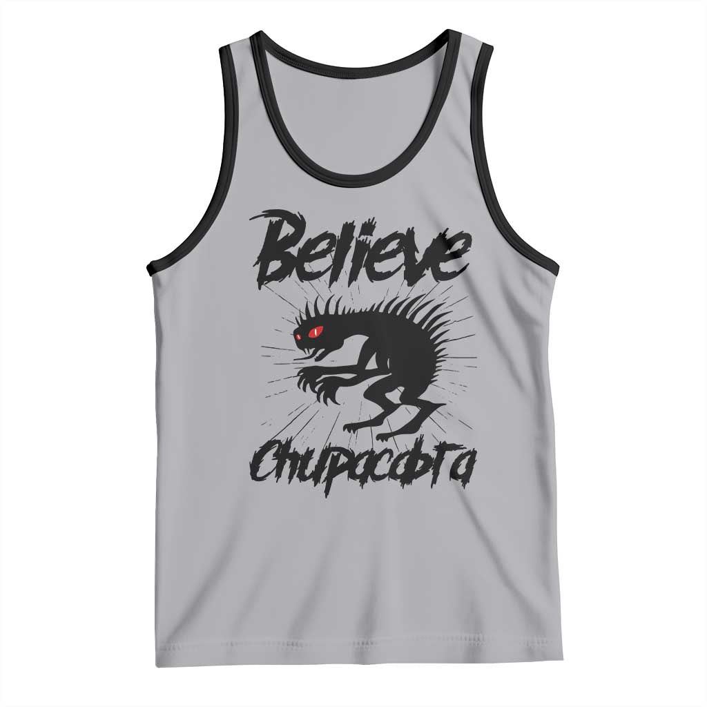 Urban Legends And Mystery Gift Tank Top Believe Chupacabra - Wonder Print Shop