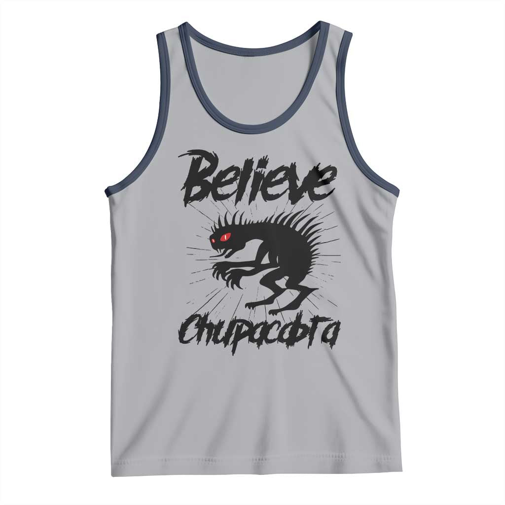 Urban Legends And Mystery Gift Tank Top Believe Chupacabra - Wonder Print Shop