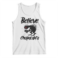 Urban Legends And Mystery Gift Tank Top Believe Chupacabra - Wonder Print Shop