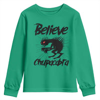Urban Legends And Mystery Gift Youth Sweatshirt Believe Chupacabra - Wonder Print Shop