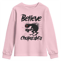 Urban Legends And Mystery Gift Youth Sweatshirt Believe Chupacabra - Wonder Print Shop