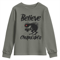 Urban Legends And Mystery Gift Youth Sweatshirt Believe Chupacabra - Wonder Print Shop