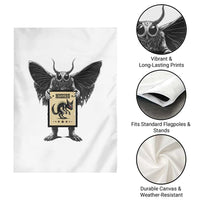 Mothman Missing Chupacabra Garden Flag Funny Cryptid Gift - Wonder Print Shop