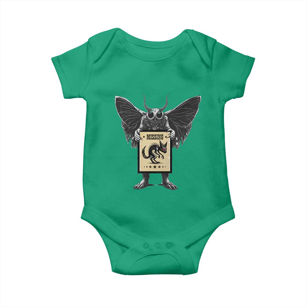 Mothman Missing Chupacabra Baby Onesie Funny Cryptid Gift - Wonder Print Shop