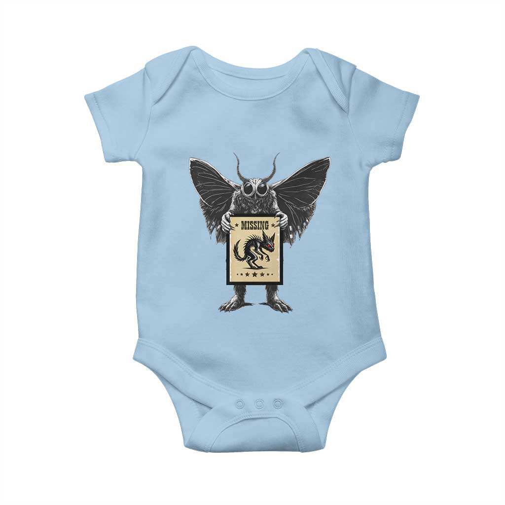 Mothman Missing Chupacabra Baby Onesie Funny Cryptid Gift - Wonder Print Shop