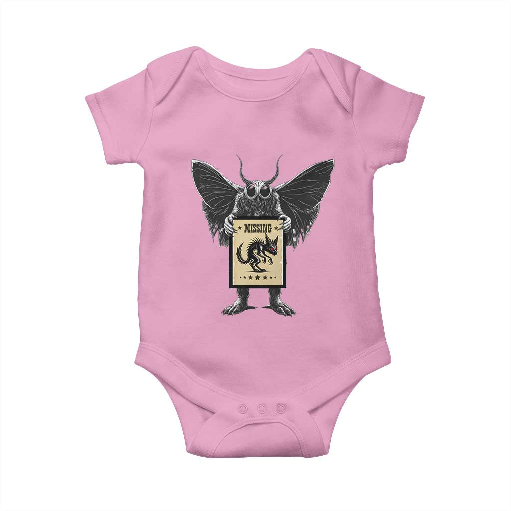 Mothman Missing Chupacabra Baby Onesie Funny Cryptid Gift - Wonder Print Shop