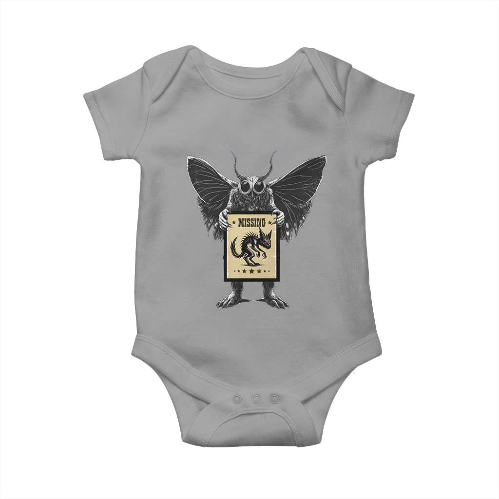 Mothman Missing Chupacabra Baby Onesie Funny Cryptid Gift - Wonder Print Shop