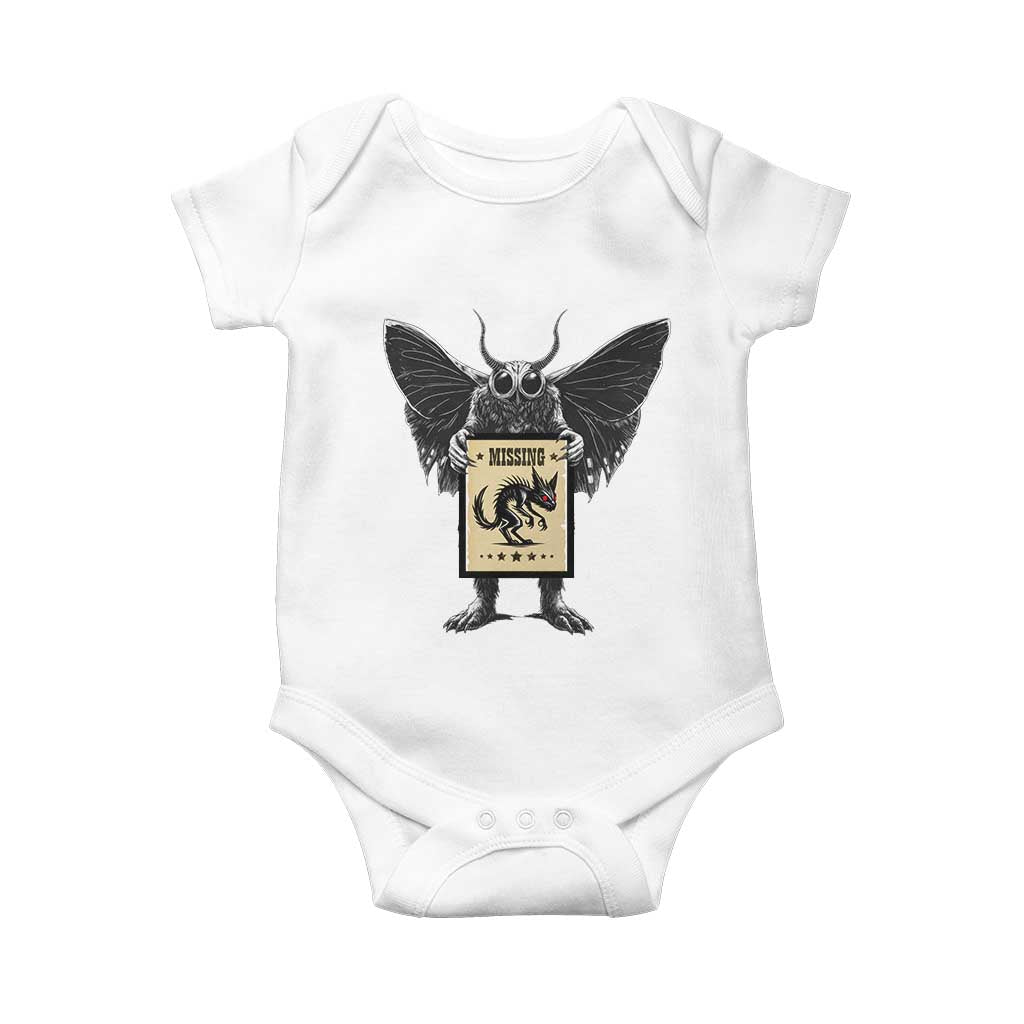 Mothman Missing Chupacabra Baby Onesie Funny Cryptid Gift - Wonder Print Shop