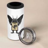 Mothman Missing Chupacabra 4 in 1 Can Cooler Tumbler Funny Cryptid Gift