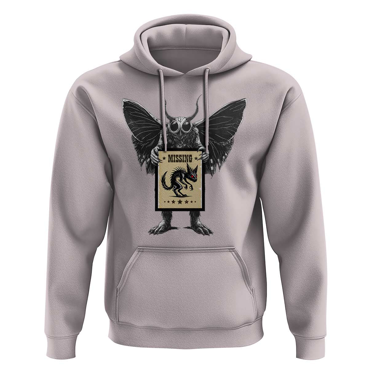 Mothman Missing Chupacabra Hoodie Funny Cryptid Gift - Wonder Print Shop