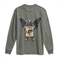 Mothman Missing Chupacabra Long Sleeve Shirt Funny Cryptid Gift - Wonder Print Shop