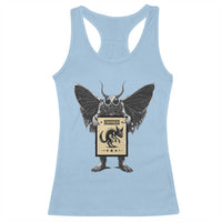 Mothman Missing Chupacabra Racerback Tank Top Funny Cryptid Gift - Wonder Print Shop