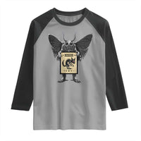 Mothman Missing Chupacabra Raglan Shirt Funny Cryptid Gift - Wonder Print Shop