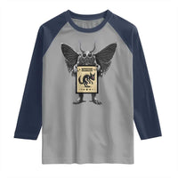 Mothman Missing Chupacabra Raglan Shirt Funny Cryptid Gift - Wonder Print Shop