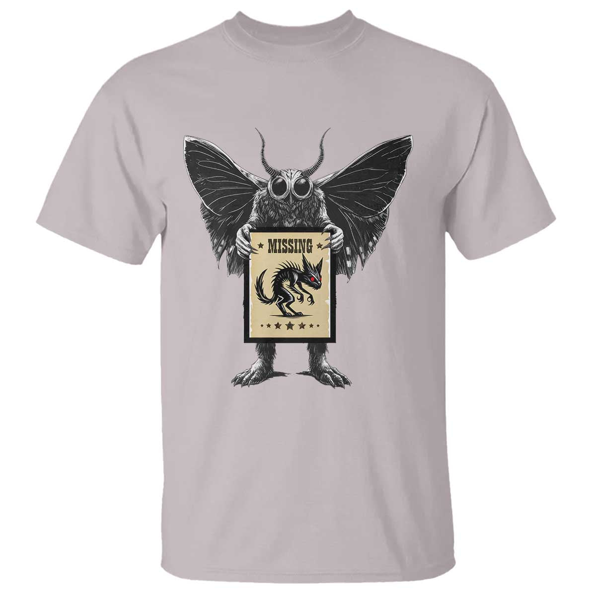 Mothman Missing Chupacabra T Shirt Funny Cryptid Gift - Wonder Print Shop