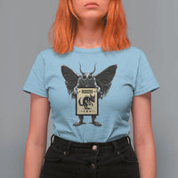 Mothman Missing Chupacabra T Shirt For Women Funny Cryptid Gift - Wonder Print Shop