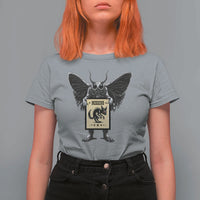 Mothman Missing Chupacabra T Shirt For Women Funny Cryptid Gift - Wonder Print Shop