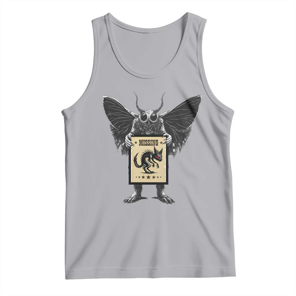 Mothman Missing Chupacabra Tank Top Funny Cryptid Gift - Wonder Print Shop