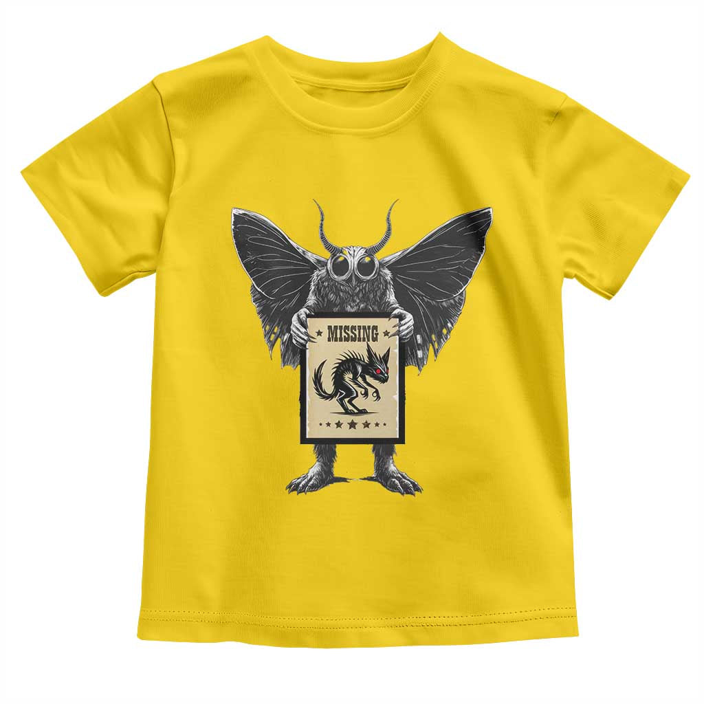 Mothman Missing Chupacabra Toddler T Shirt Funny Cryptid Gift - Wonder Print Shop