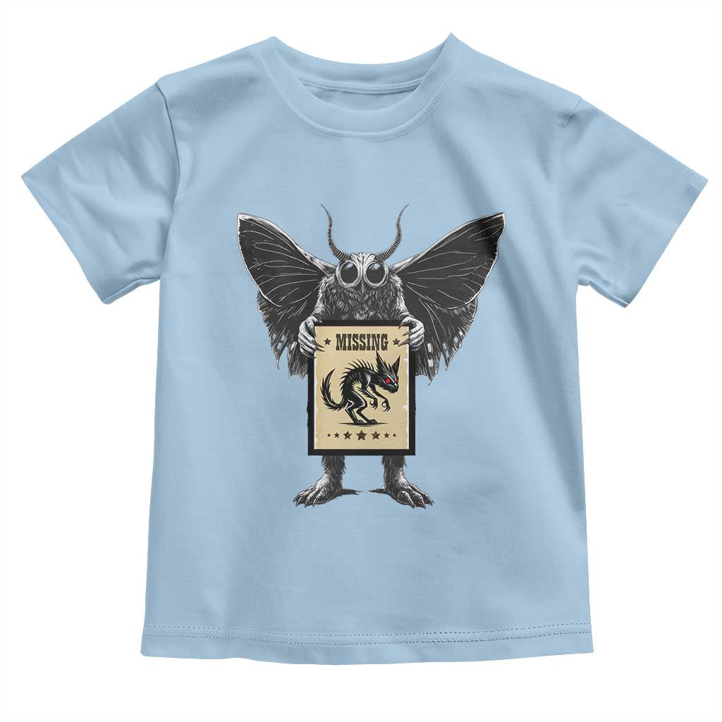 Mothman Missing Chupacabra Toddler T Shirt Funny Cryptid Gift - Wonder Print Shop
