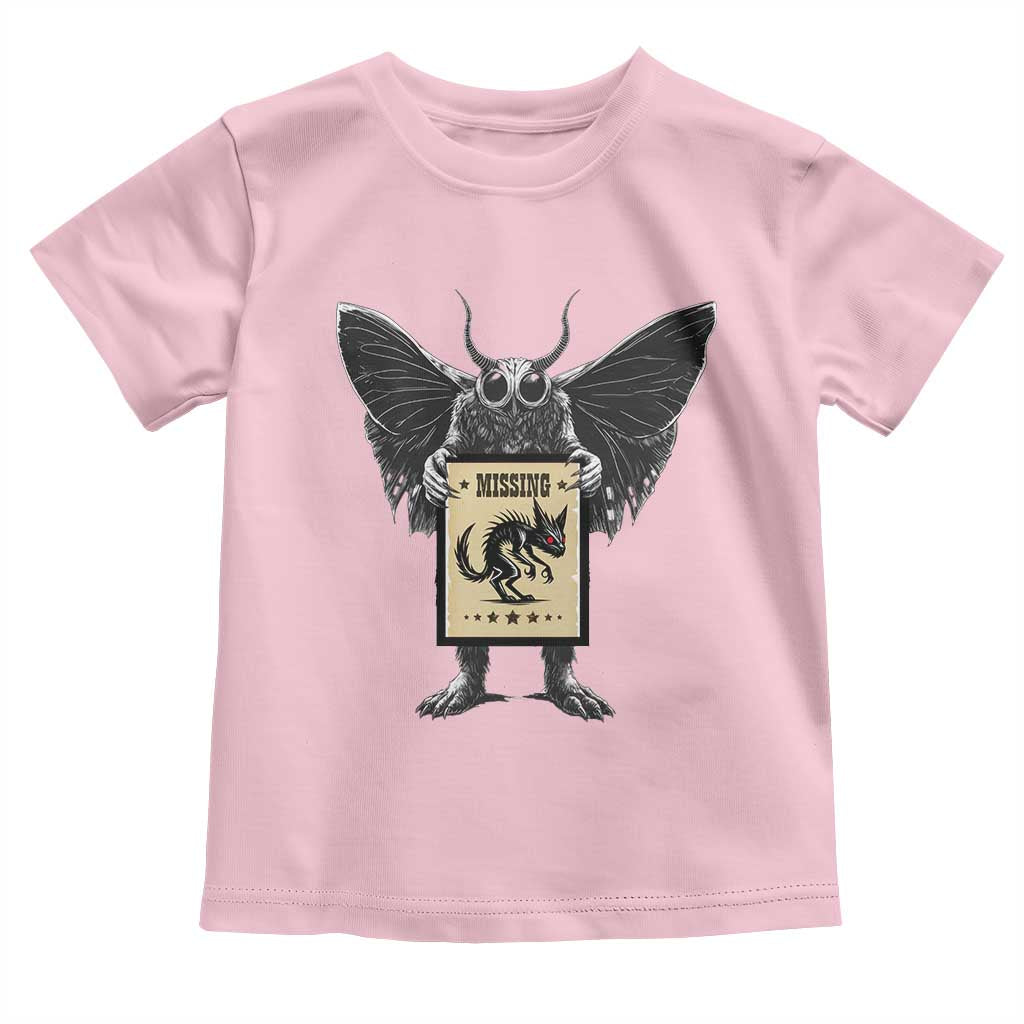 Mothman Missing Chupacabra Toddler T Shirt Funny Cryptid Gift - Wonder Print Shop