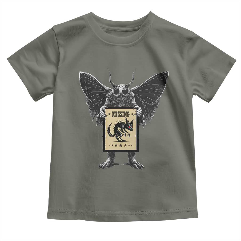 Mothman Missing Chupacabra Toddler T Shirt Funny Cryptid Gift - Wonder Print Shop
