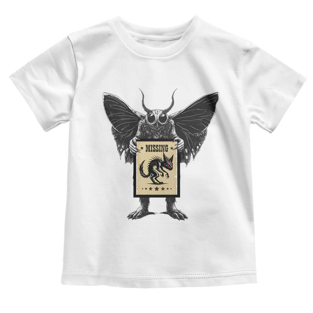 Mothman Missing Chupacabra Toddler T Shirt Funny Cryptid Gift - Wonder Print Shop
