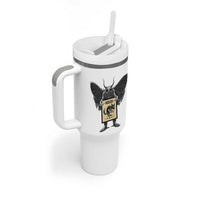 Mothman Missing Chupacabra Tumbler With Handle Funny Cryptid Gift
