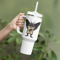 Mothman Missing Chupacabra Tumbler With Handle Funny Cryptid Gift