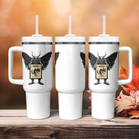 Mothman Missing Chupacabra Tumbler With Handle Funny Cryptid Gift