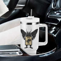 Mothman Missing Chupacabra Tumbler With Handle Funny Cryptid Gift