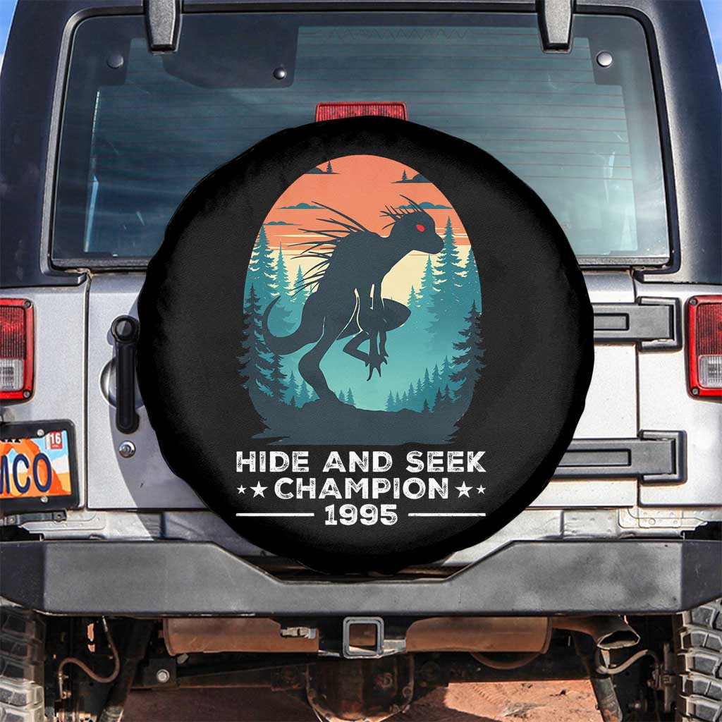Chupacabra Spare Tire Cover Gothic Humor Hide And Seek Champion Gift - Wonder Print Shop