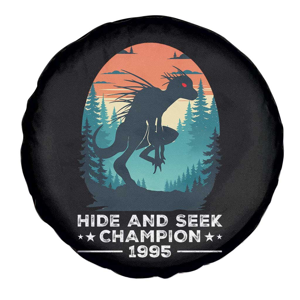 Chupacabra Spare Tire Cover Gothic Humor Hide And Seek Champion Gift - Wonder Print Shop